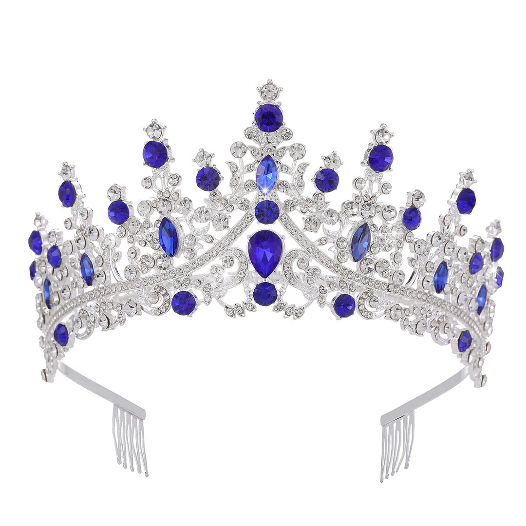 Dame Strass Tiara med glitrende edelstener Skanto
