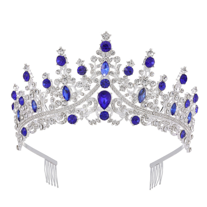 Dame Strass Tiara med glitrende edelstener Skanto