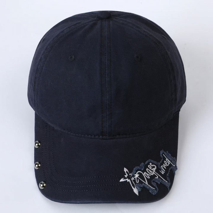 Kvinners broderte justerbare baseballcaps Skanto