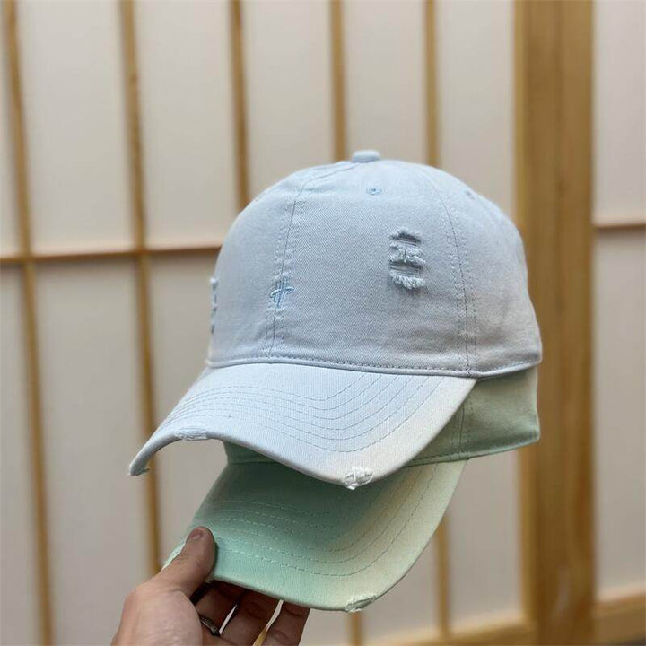 Kvinne Slitt Vintage Baseball Caps Skanto