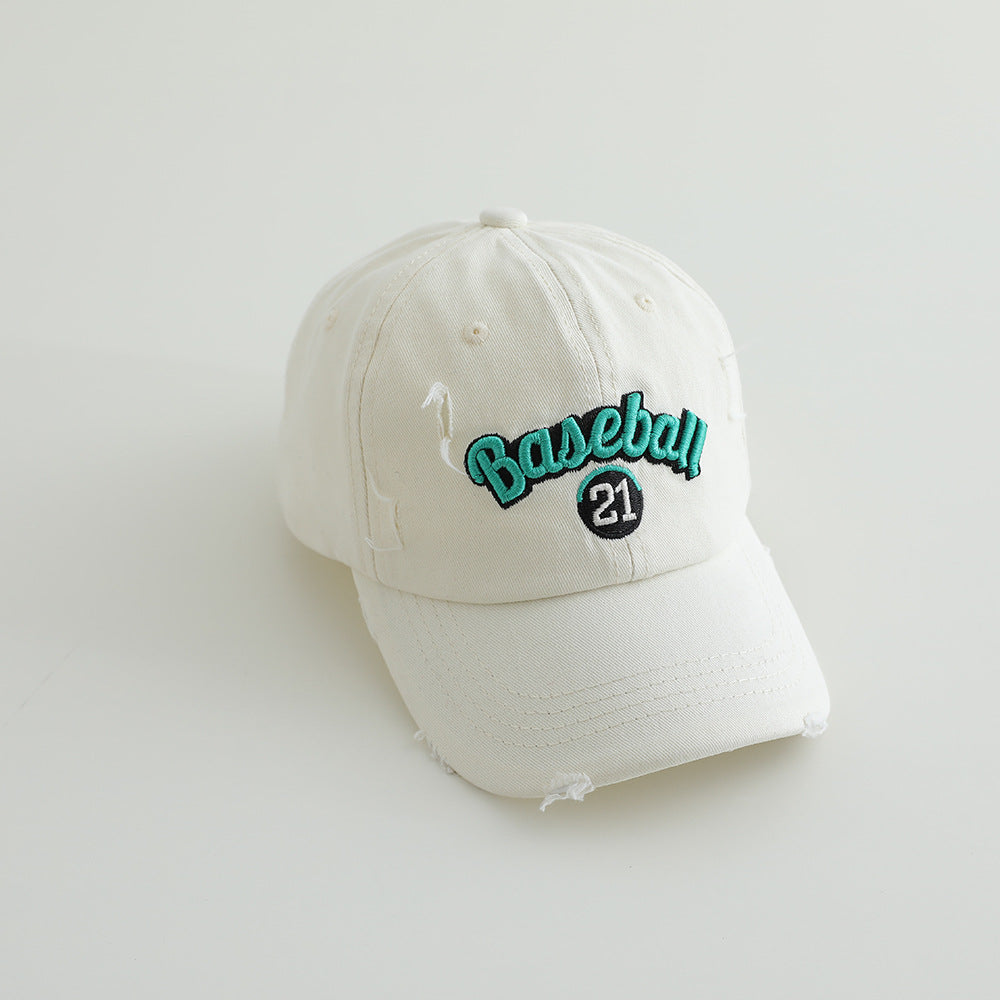 Men's Distressed Cotton Baseball Cap Skanto