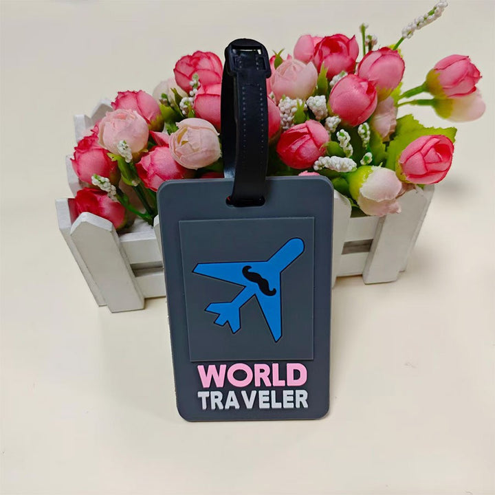 Unisex kreativ bagasjetagger i flydesign Skanto
