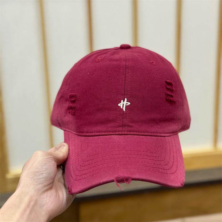 Kvinne Slitt Vintage Baseball Caps Skanto