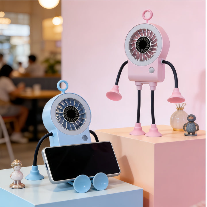 Unisex Kreativ Vifte med integrert LED-belysning Skanto