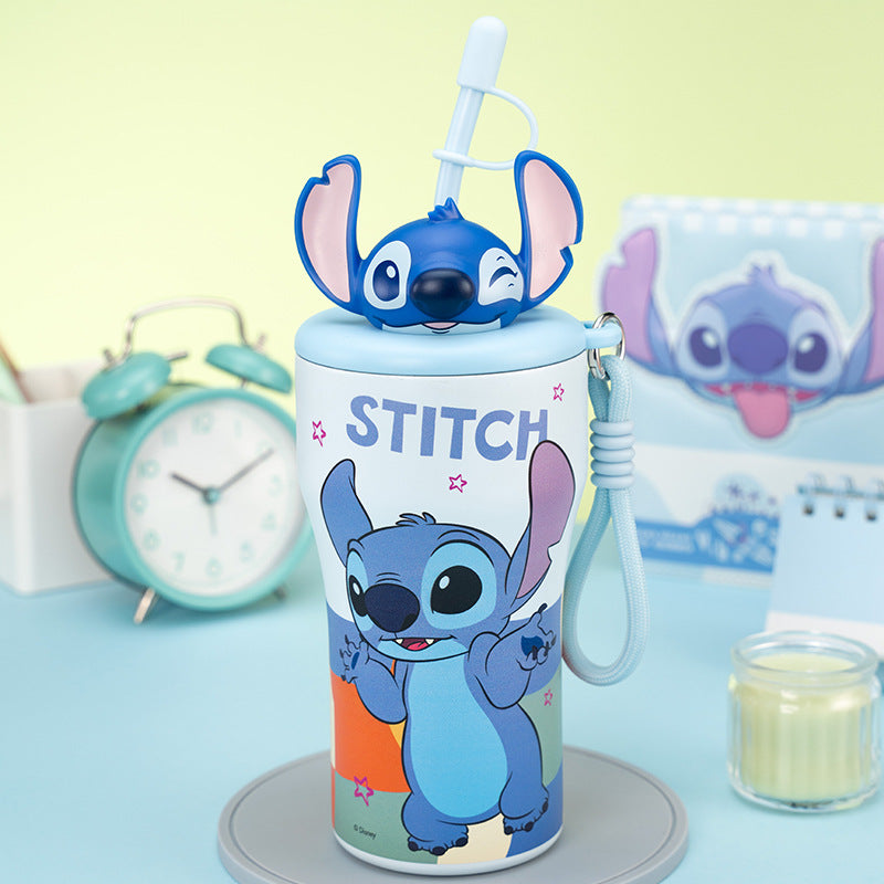 Dame drikkekopp med interaktiv Stitch-lokk Skanto