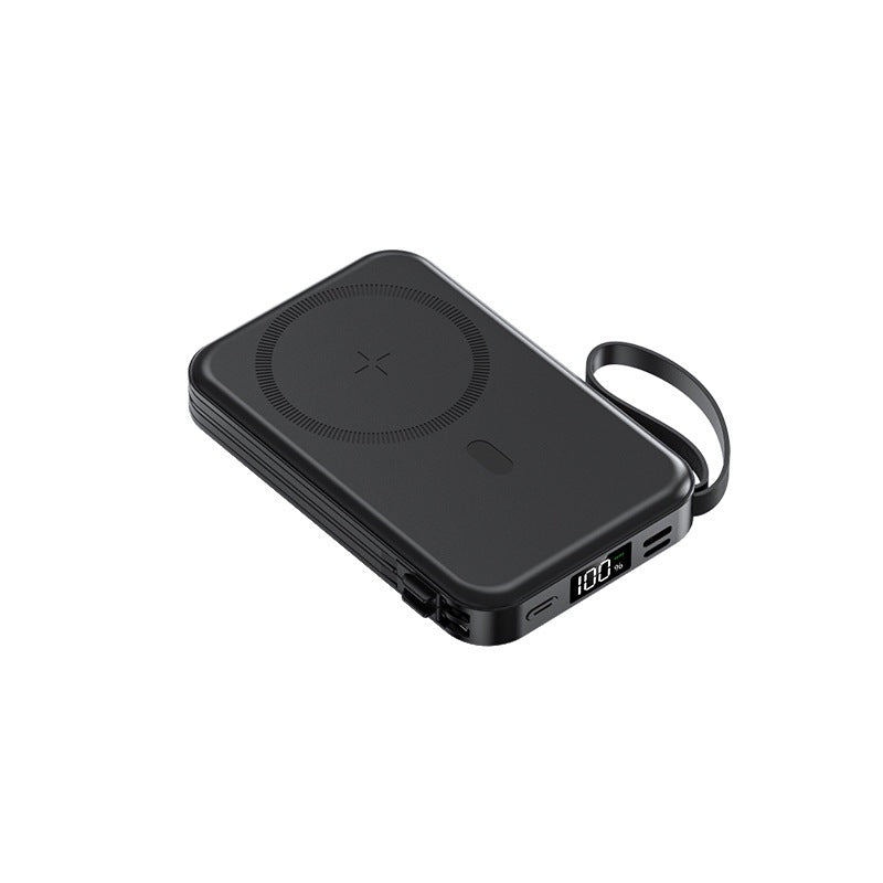 Bærbar trådløs powerbank med integrert ladepute Skanto