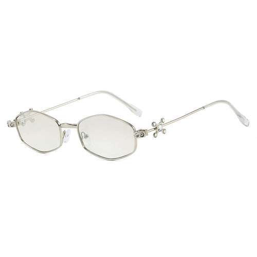Dame solbrille med elegante akenter og UV-beskyttelse Skanto