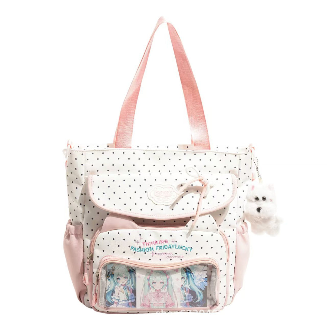 Sjarmerende multi-lomme tote bag Skanto