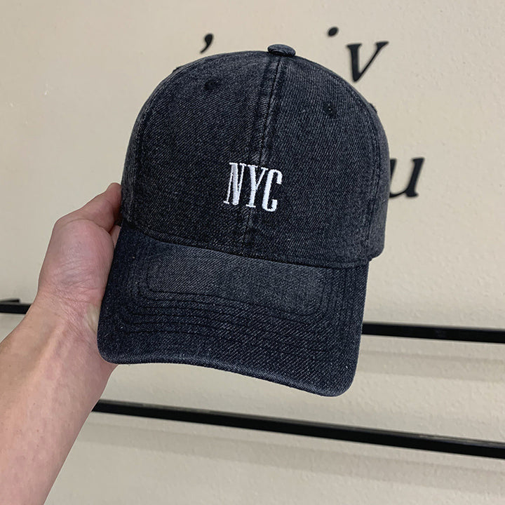 Kvinne Vintage-inspirert Denim Baseball Caps Skanto