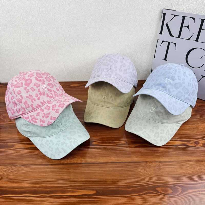 Kvinne Stilig Leopardmønster Baseball Cap Skanto