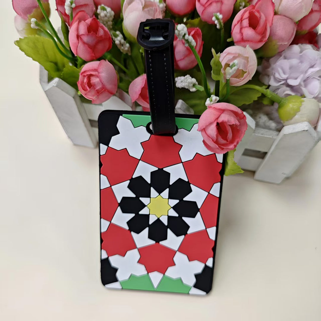 Unisex Geometric Pattern Luggage Identifier Skanto