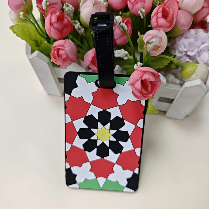 Unisex Geometric Pattern Luggage Identifier Skanto