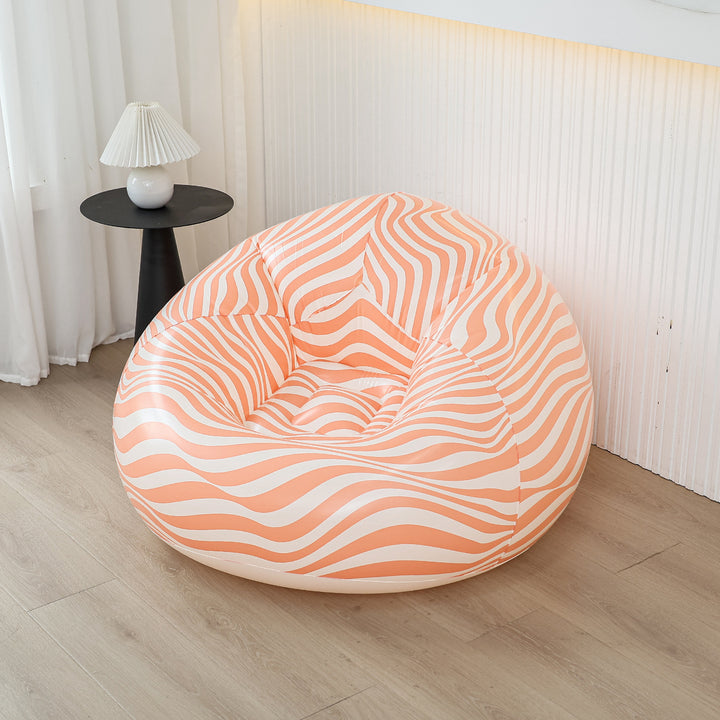 Kvinne oppblåsbar komfortsofa med ergonomisk ryggstøtte Skanto