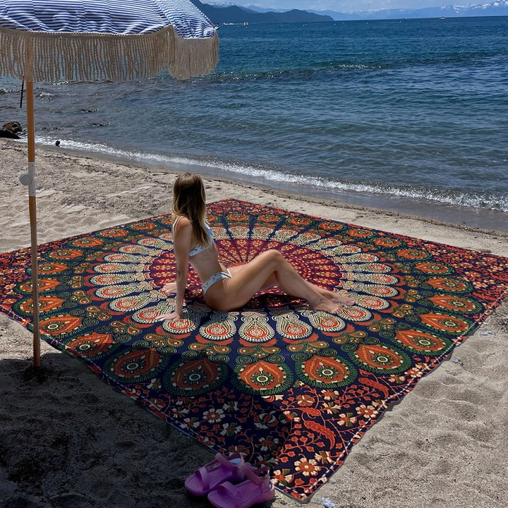 Mandala Design Strandmat Skanto