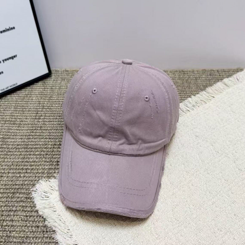 Kvinne Slitt Fritids Twill Baseball Cap Skanto
