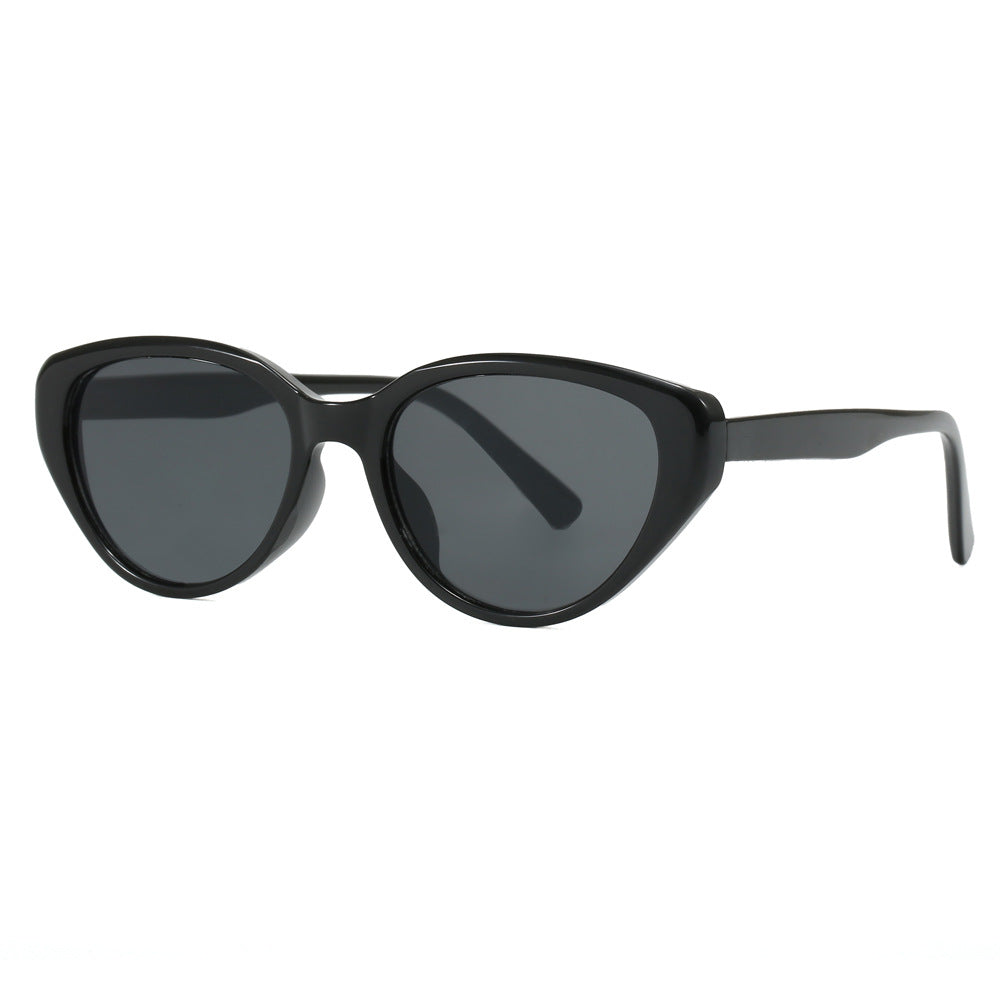 Dame Cat-Eye Solbriller med trendy leopardmønster Skanto