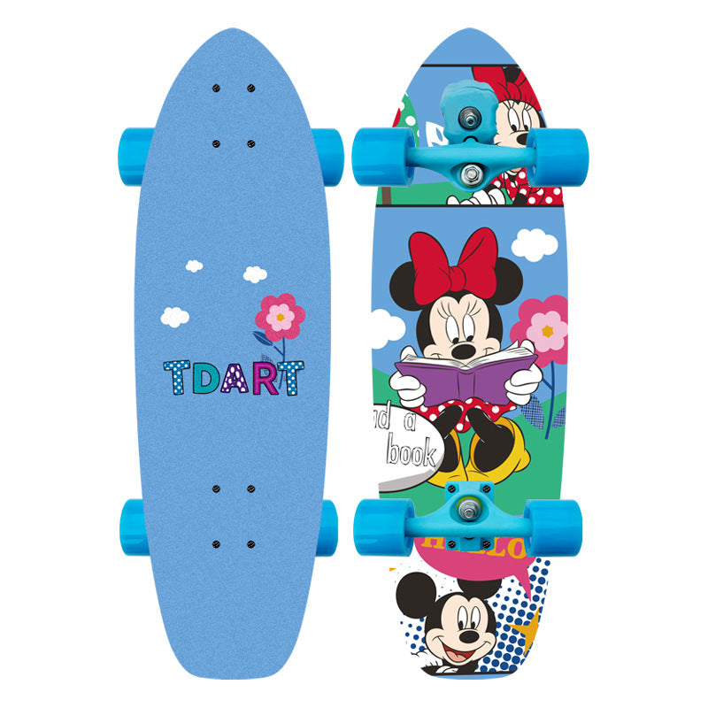 Tematisert Mini Cruiser Skateboard Skanto