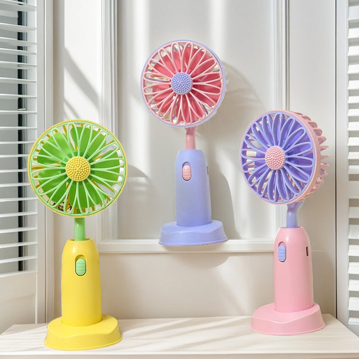 Dame Bærbar Mini-Ventilator med søtt dyredesign Skanto