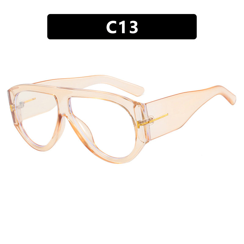 Dame Geometrisk Solbrille med moderne ramme og polariserte glass Skanto