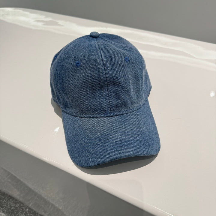 Klassisk justerbar denim baseballcaps for kvinner Skanto