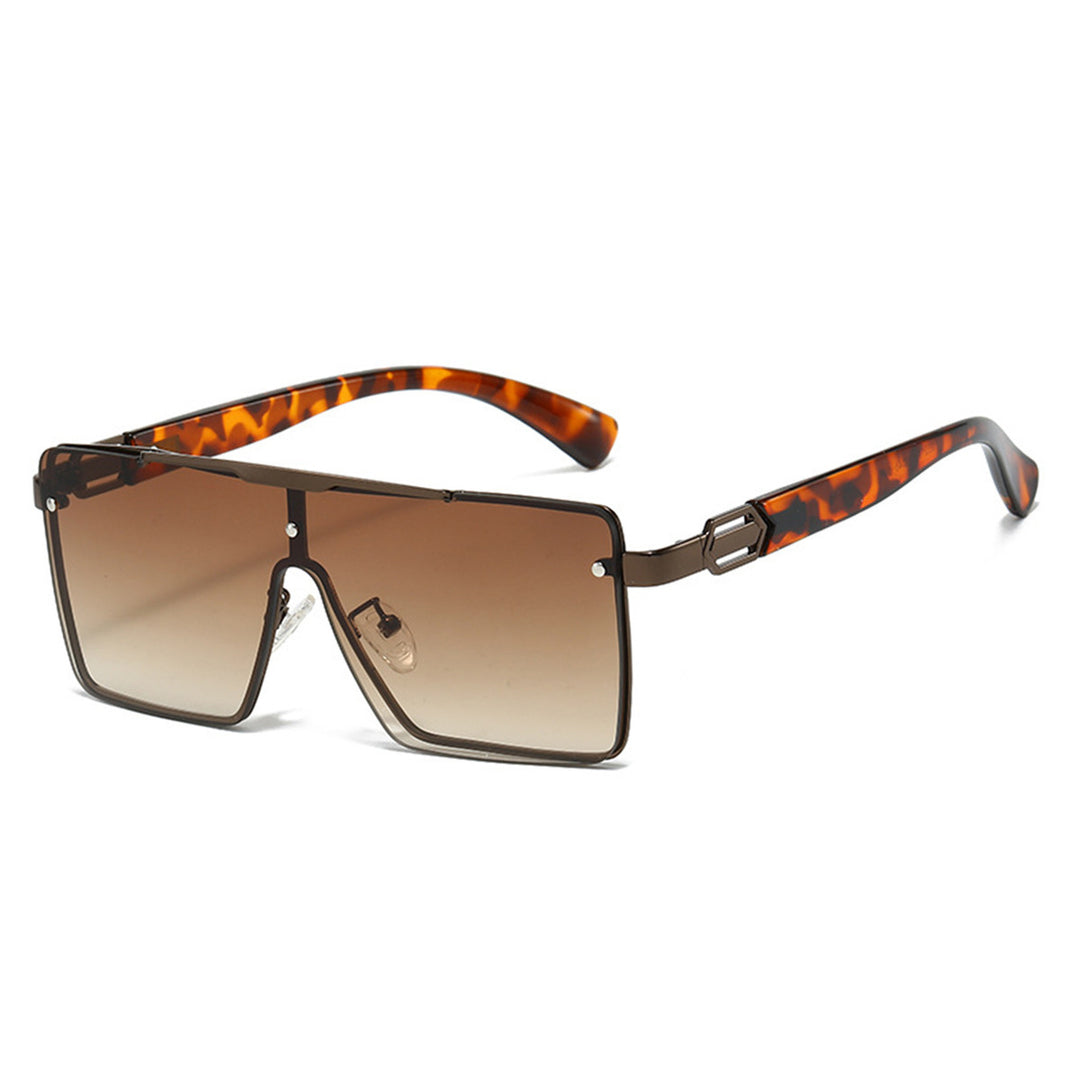 Dame Modisk Oversized Solbrille i eksklusiv Skilpaddedesign Skanto
