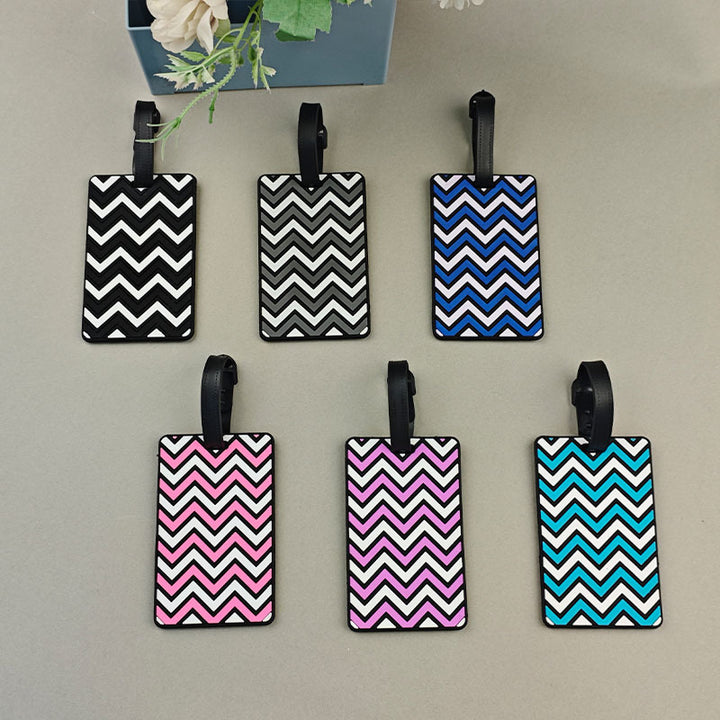 Unisex Chevron-mønster Reiseloggmerke Skanto