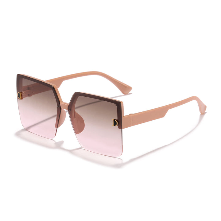 Dame kvadratisk solbrille med elegant gradient Skanto
