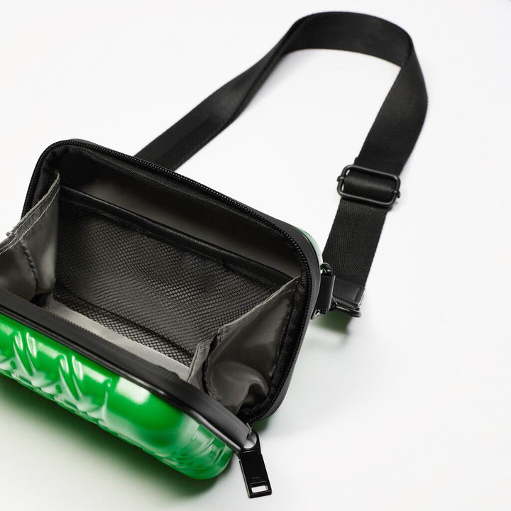 Unisex Teksturert Hard Shell Crossbody Bag Skanto