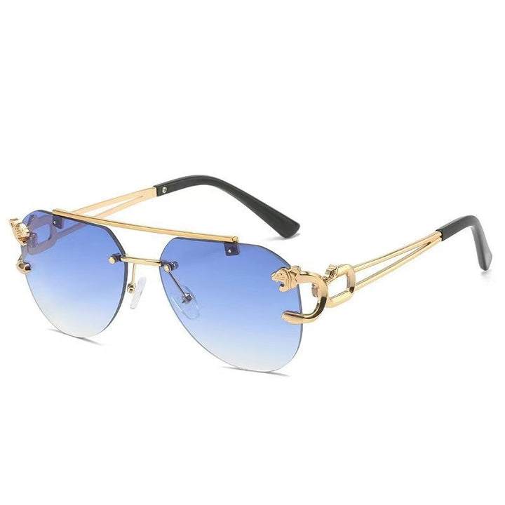Dame Designer solbrille med unikt dyreakcent Skanto