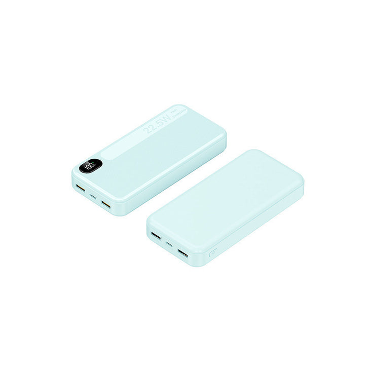 Bærbar powerbank med hurtigladingsfunksjon og digitalt display Skanto