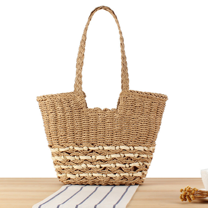 Designer Tote Bag in Handmade Natural Material Skanto