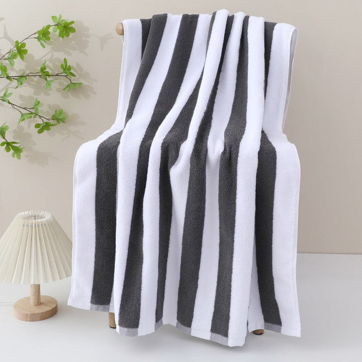 Frotté-Håndkle Med Livlig Stripemønster Skanto