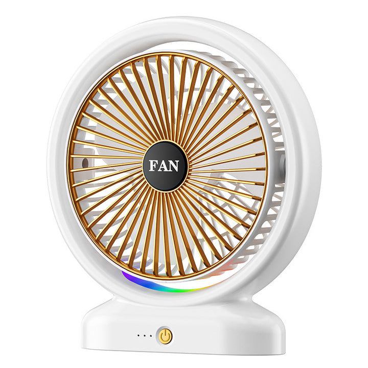 Unisex Portabel Luftsirkulasjonsvifte med LED-omgivelserbelysning Skanto