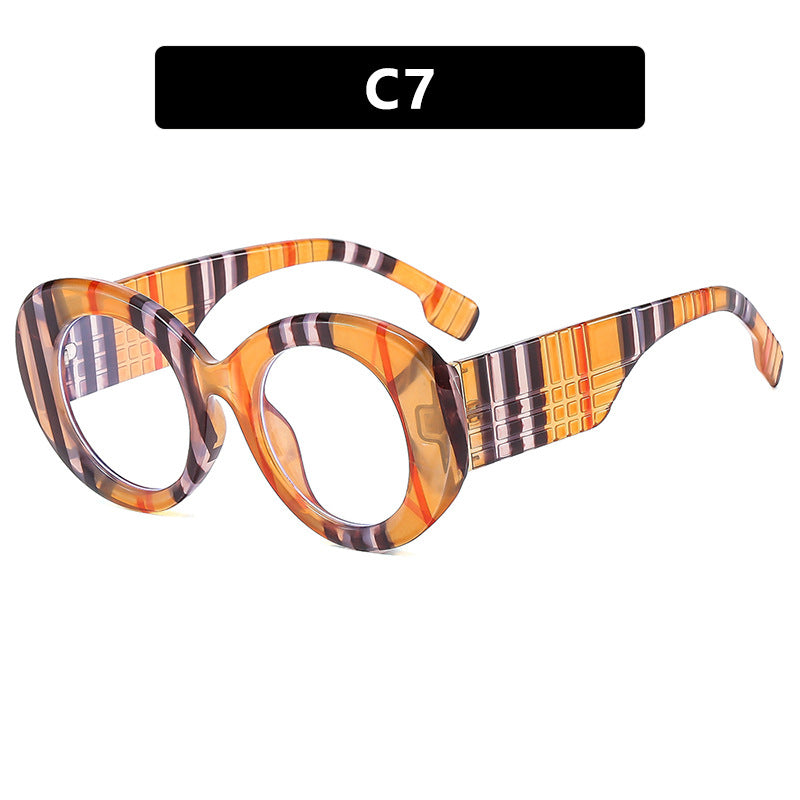 Dame ekstravagant solbrille med kreativ ramdesign og beskyttende UV-filter Skanto
