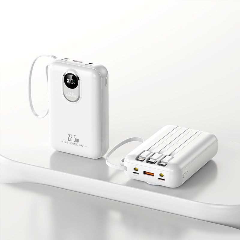bærbar powerbank med hurtigladerfunksjon og digital restvisning Skanto