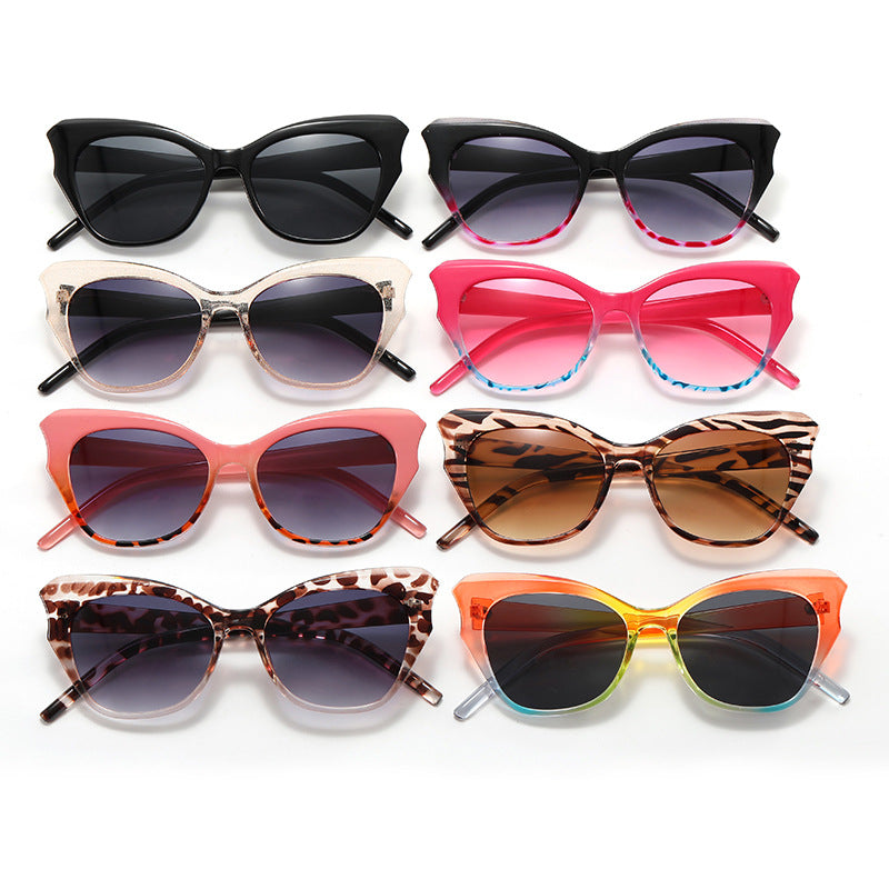 Dame Cat-Eye Solbrille med stilfullt design Skanto