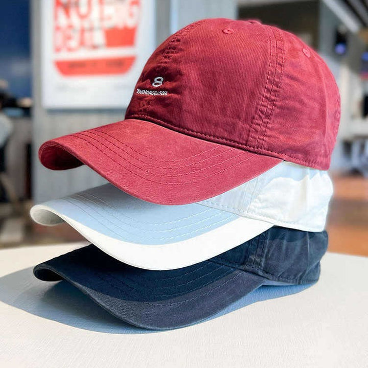 Herre Slitt Bomull Baseball Caps Skanto