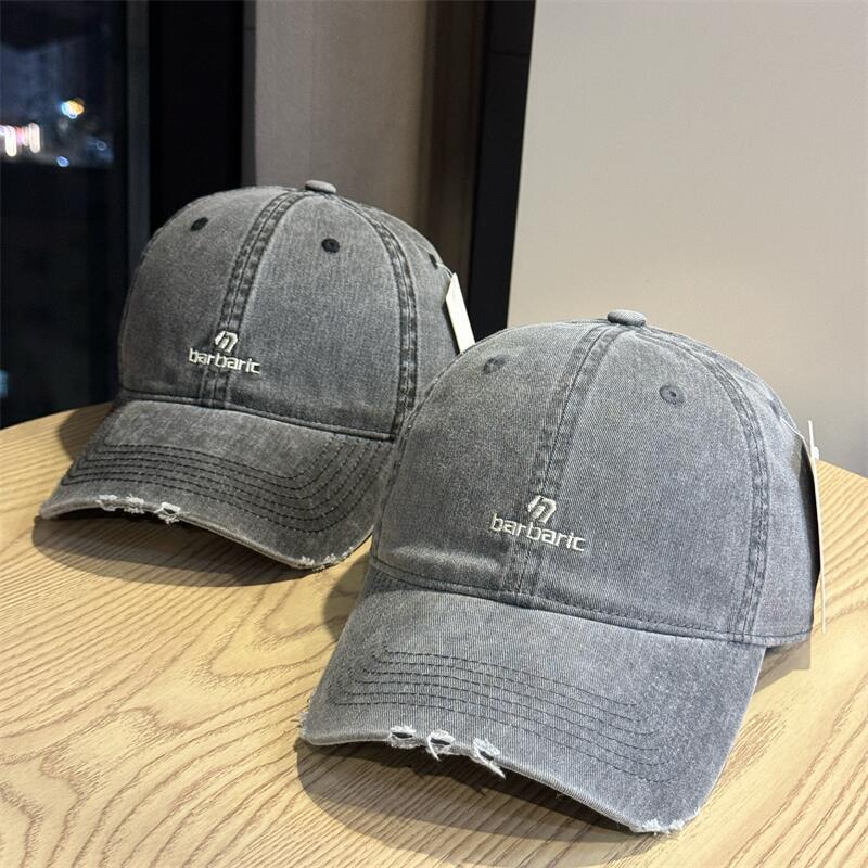Men's Distressed Cotton Twill Baseball Cap Skanto