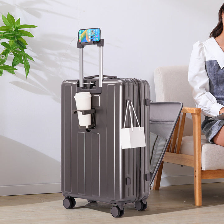 Unisex Smart Hardshell Bagasje med Integrert Ladestasjon Skanto