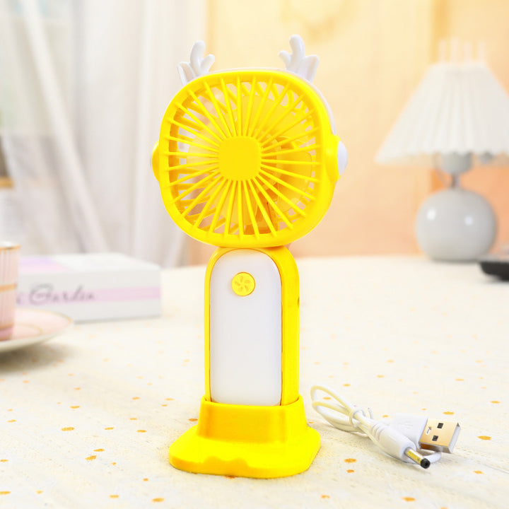 Kvinne Bærbar Mini USB Vifte med Unik Design Skanto
