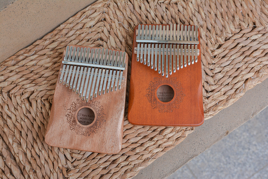 Skanto | 17-tangent Kalimba Tommel Piano Bærbar Tre Finger Piano Instrument