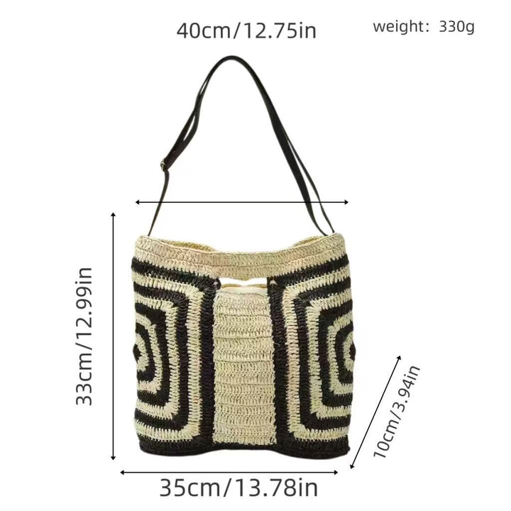 Håndveske med Moderne Geometrisk Design Skanto