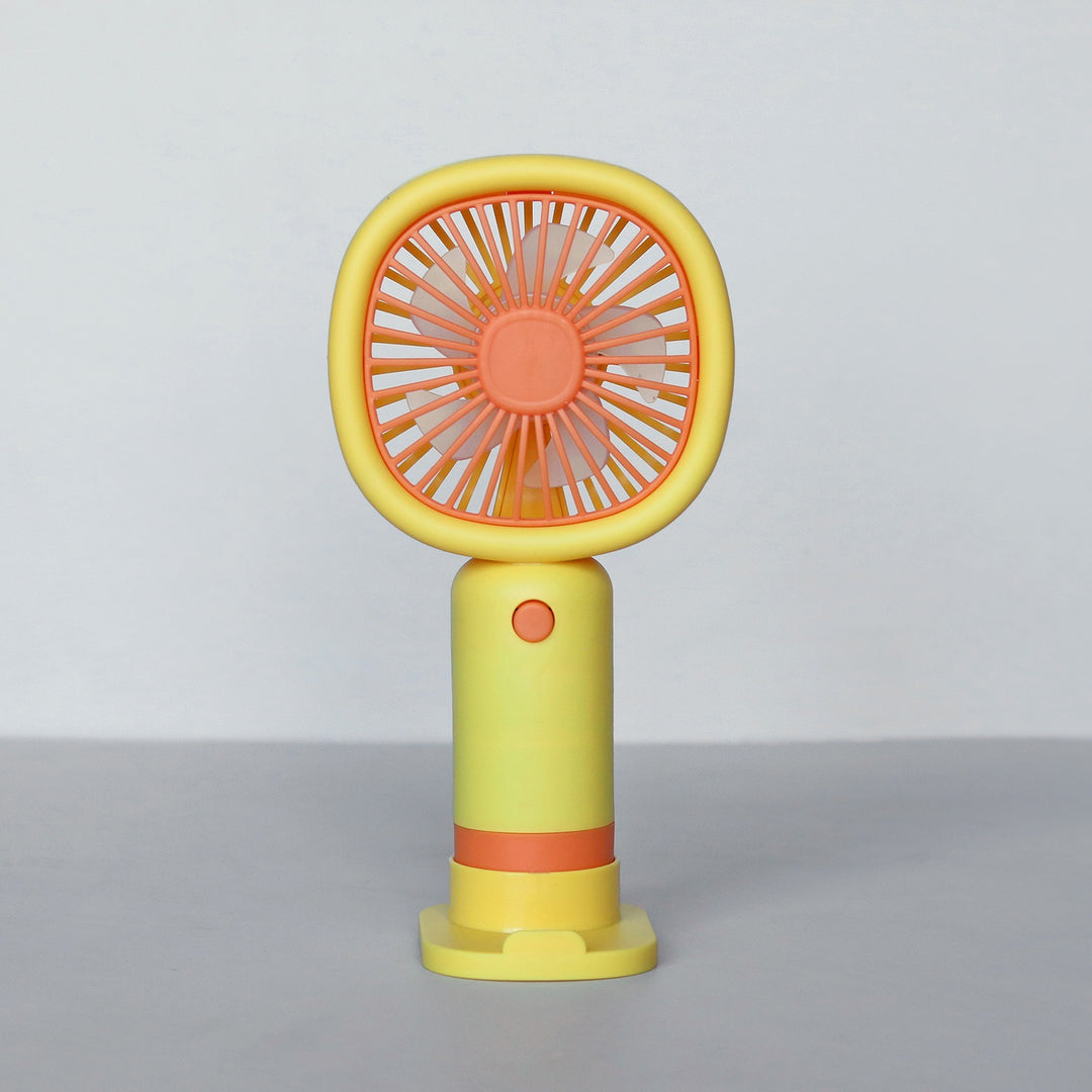 Unisex Håndholdt Vifte med ergonomisk design og praktisk ståfunksjon Skanto