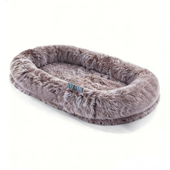 Plush Faus Fur Teppe Hundefläge