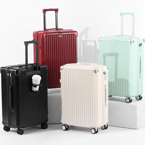 Unisex Reisevennlig Hard Shell Koffert med Integrert Drikkeholder Skanto