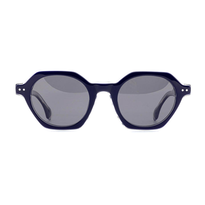 Dame solbrille i stilfull, sekskantet design med robust ramme og UV-beskyttelse Skanto