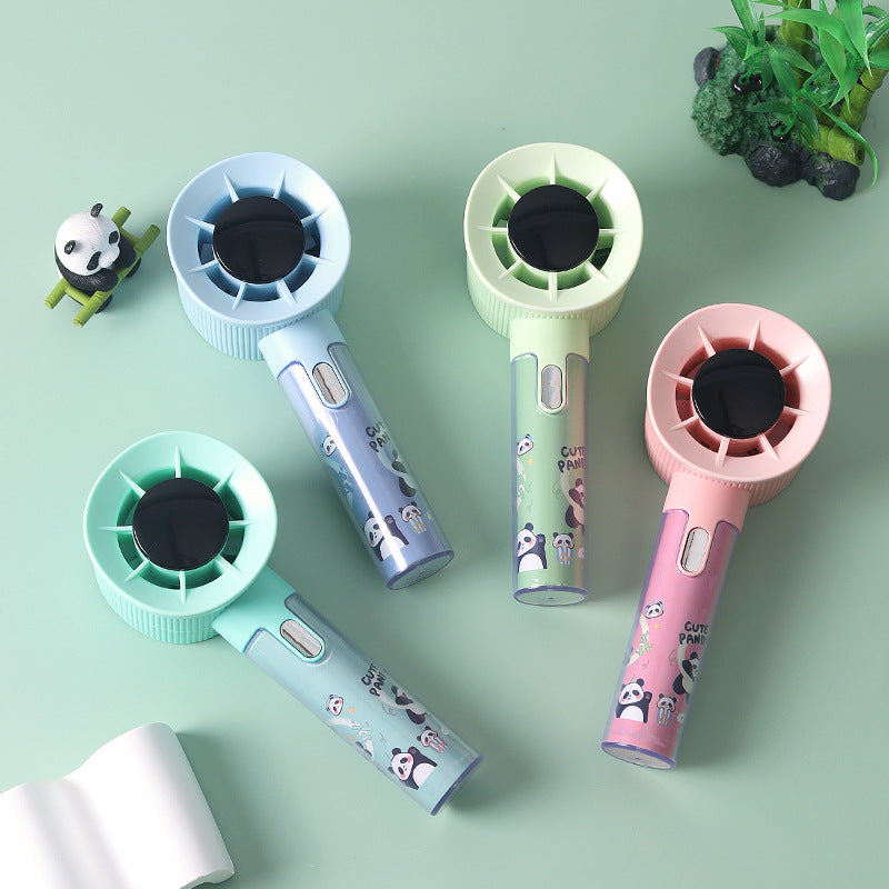 Unisex Bærbar Mini Vifte i søtt Panda-design Skanto