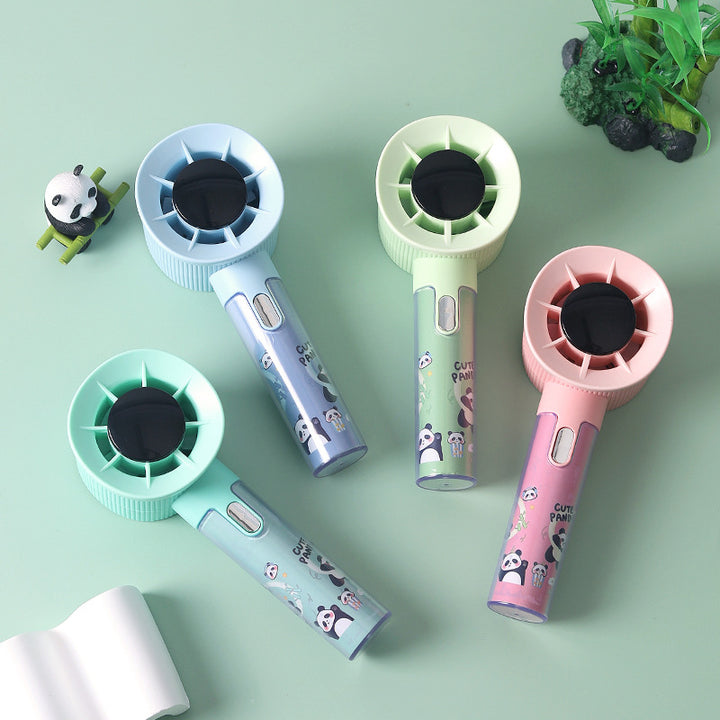 Unisex Bærbar Mini Vifte i søtt Panda-design Skanto