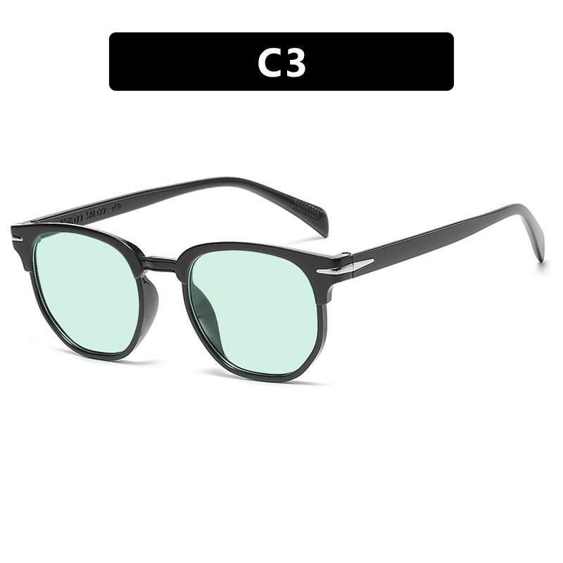 Dame geometrisk solbrille med luksuriøs ramme Skanto