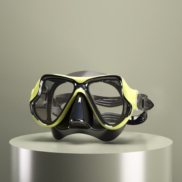 Tauchmaske med ergonomisk design og et fleksibelt snorkel Skanto